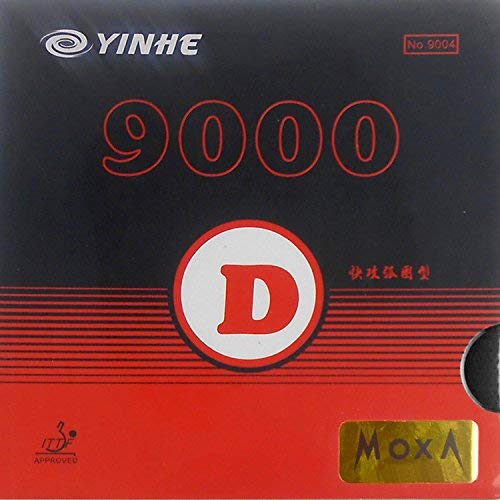 9000D Pips in Table Tennis Rubber Sheet (Black 2.2mm Soft)