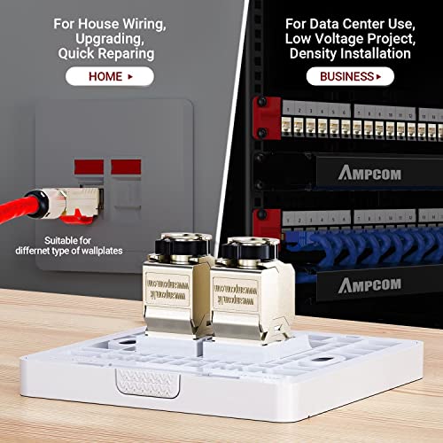 AMPCOM Conector Keystone CAT8 STP RJ45 2-Pack miniatura 5