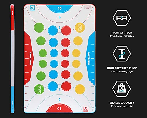 Driftsun Inflatable Floating Mat - Game Pad Inflatable Floating Platform And Swim Dock, Dropstitch Pvc Construction (10Ft X 6.5Ft) #TOP2