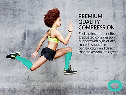 Crucial Compression Socks For Men & Women (20-30Mmhg) - Best Graduated Stockings For Running, Athletic, Travel, Pregnancy, Maternity, Nurses, Medical, Shin Splints, Support, Circulation & Recovery #TOP1