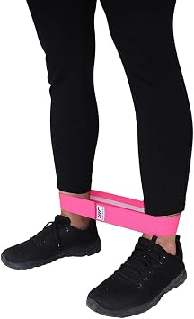 MuscleCloth Active Loop Band Resistance Band Pink Medium
