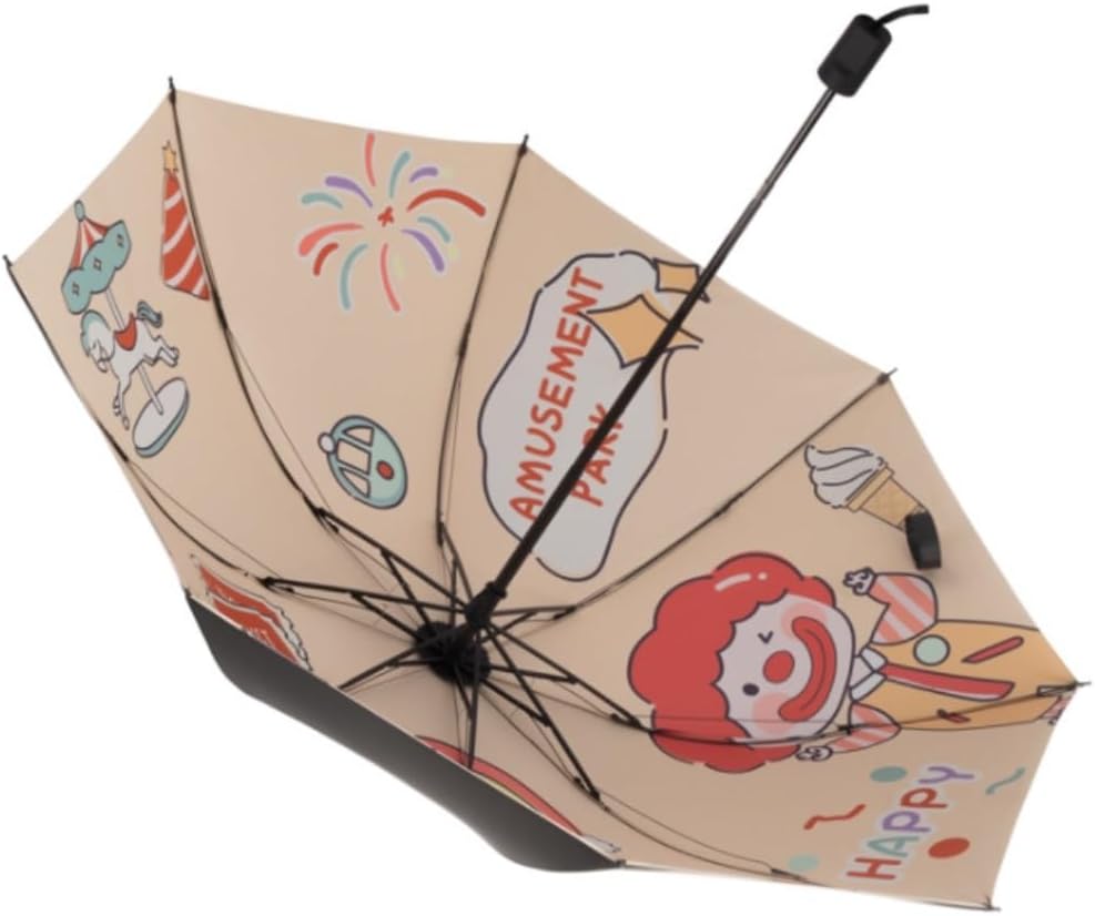Portable Umbrella for Travel Sun Protection Umbrella Sun Umbrella Folding Umbrellas Sun Umbrella Female Sunscreen Uv Protectio Umbrella Outdoor(C)