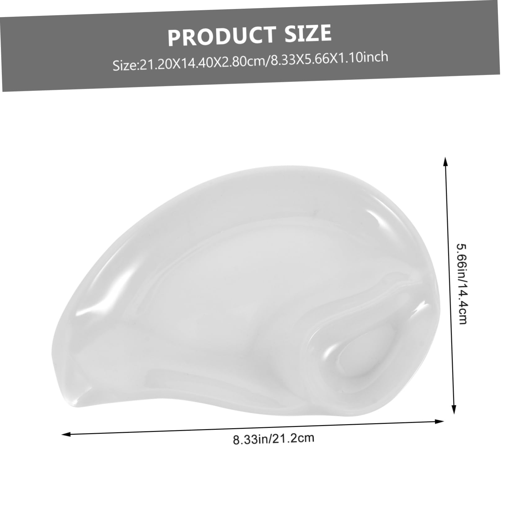 Alipis 2Pcs Snack Dish Multi Function Dumpling Plates for Serving Appetizers Fries and Dips Easy to Clean and Store for Home Parties and Restaurants