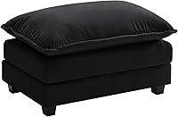 Vista 33 de Ihanherry Sofá Modular en Forma de U de 146" Moderno, Conjunto de Sillonetas en Nube con 2 Otomanos, Sofá de Chenilla de 6 Asientos con Asiento Café