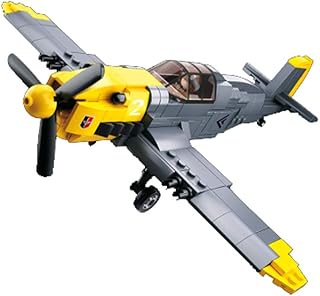 Sluban M38-B0692 WWII German Fighter Plane -100% Compatible. Includes Box. Building Bricks Educational Toy (M38-B0692)