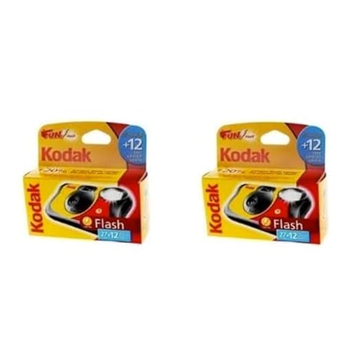 Appareil photo jetable Kodak Fun Flash - 39 poses, lot de 2