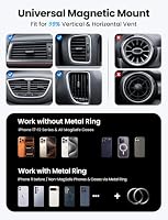 LOXP MagSafe Car Mount, Magnetic Car Vent Phone Holder, 24 Strong Magnet — image 4