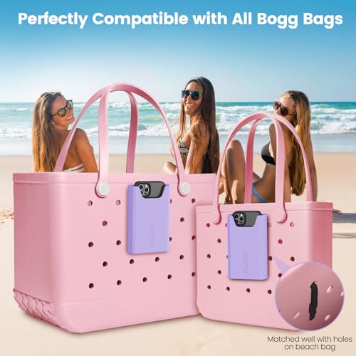 Support de téléphone pour sac Bogg insert silicone violet - 3