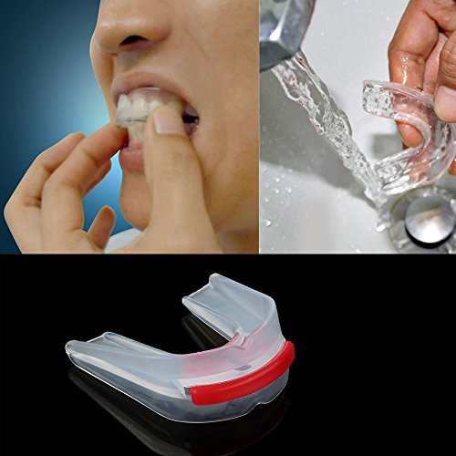 Damage Control Mouthguards All Sports Mouth Guard, Green/White/Red