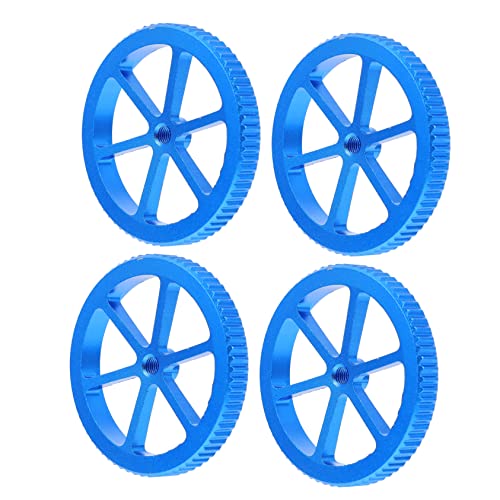 Gatuida 4pcs Metal Leveling Nut Kit Hand Twists Leveling Screws Nuts Hot Bed Die for Printer Replacement Parts for Ender