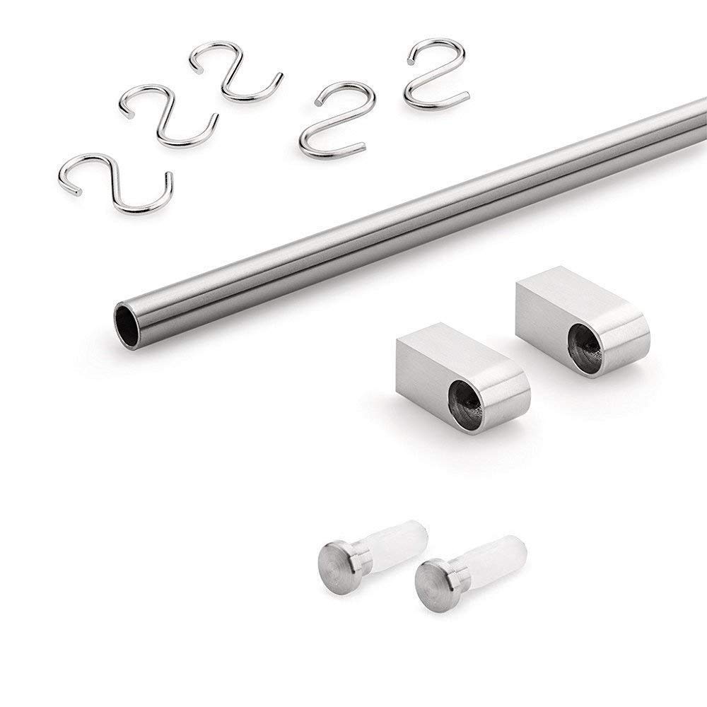 Gedotec Polished Chrome Kitchen Rail Set