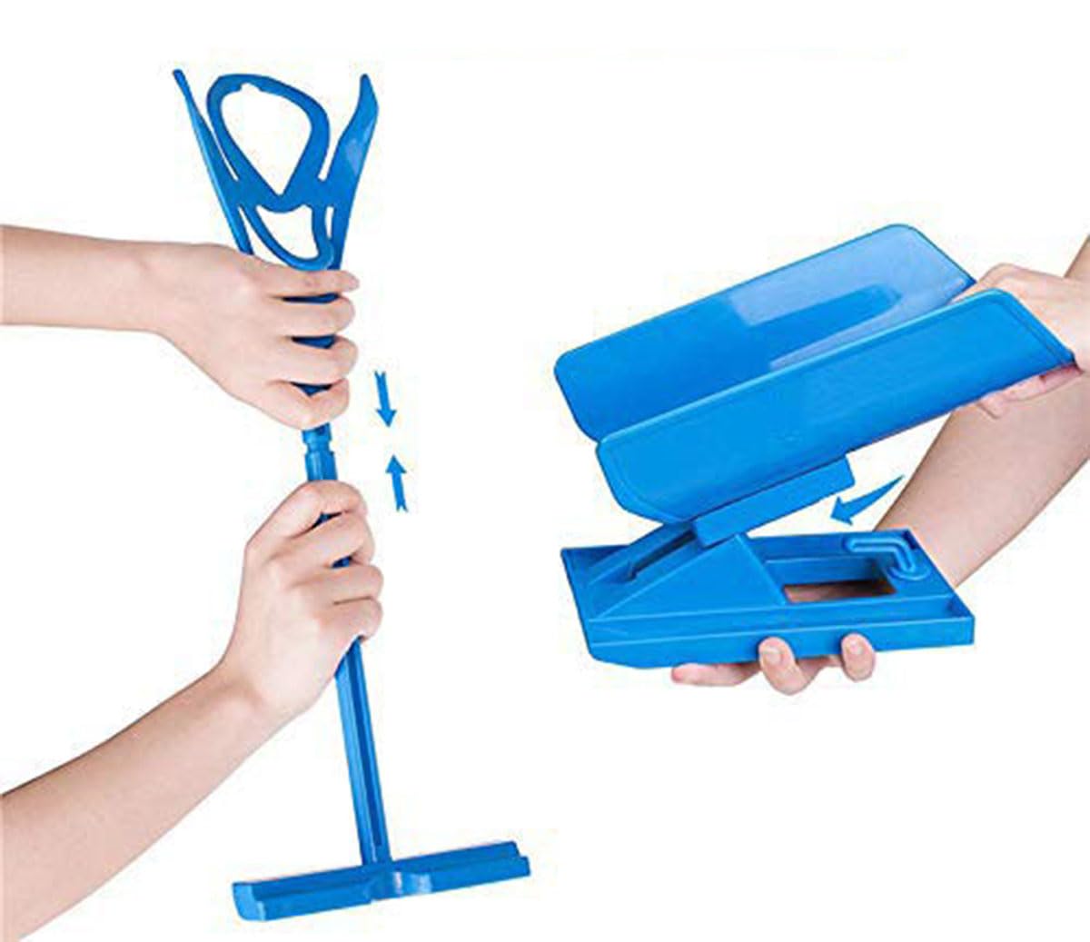GEDRACKPMYN Sock Helper, Putting The Socks ON & Taking Off Without Bending, Easy On Easy Off Sock Aid Kit, Sock Aid for Elderly & Pregnant