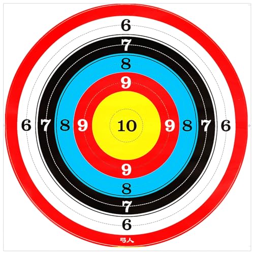 VICASKY Bogenschießen Papierziele Papierpfeil Praktizierende - Bogenschießen Ziele, Papierziele, 16 inch und Bogenziele, Papierpfeil Ziele zum Schießen, Zubehör für Pfeilschieß Praktizierende