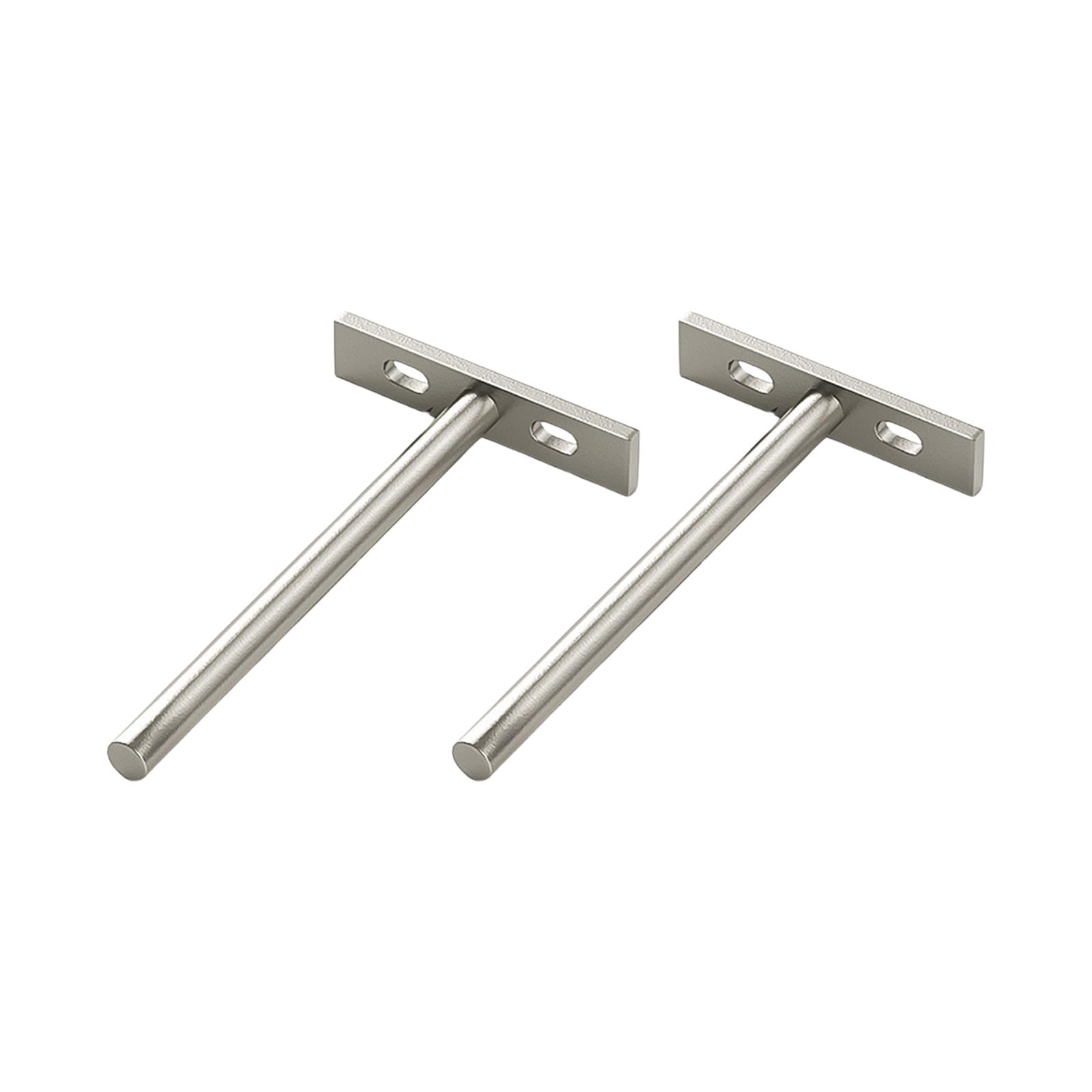 2Pcs Iron Wall Brackets Concealed Shelf Rustproof Heavy Duty Floating Shelf Brackets Furniture Hardware Rustproof Wall