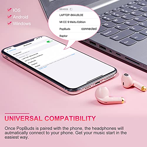 TICWRIS Bluetooth Kopfhörer in Ear, Kopfhörer Kabellos mit Voll Bereichslaut Sprecher, IPX4 Wasserdicht, Bluetooth 5.1… - Image 6