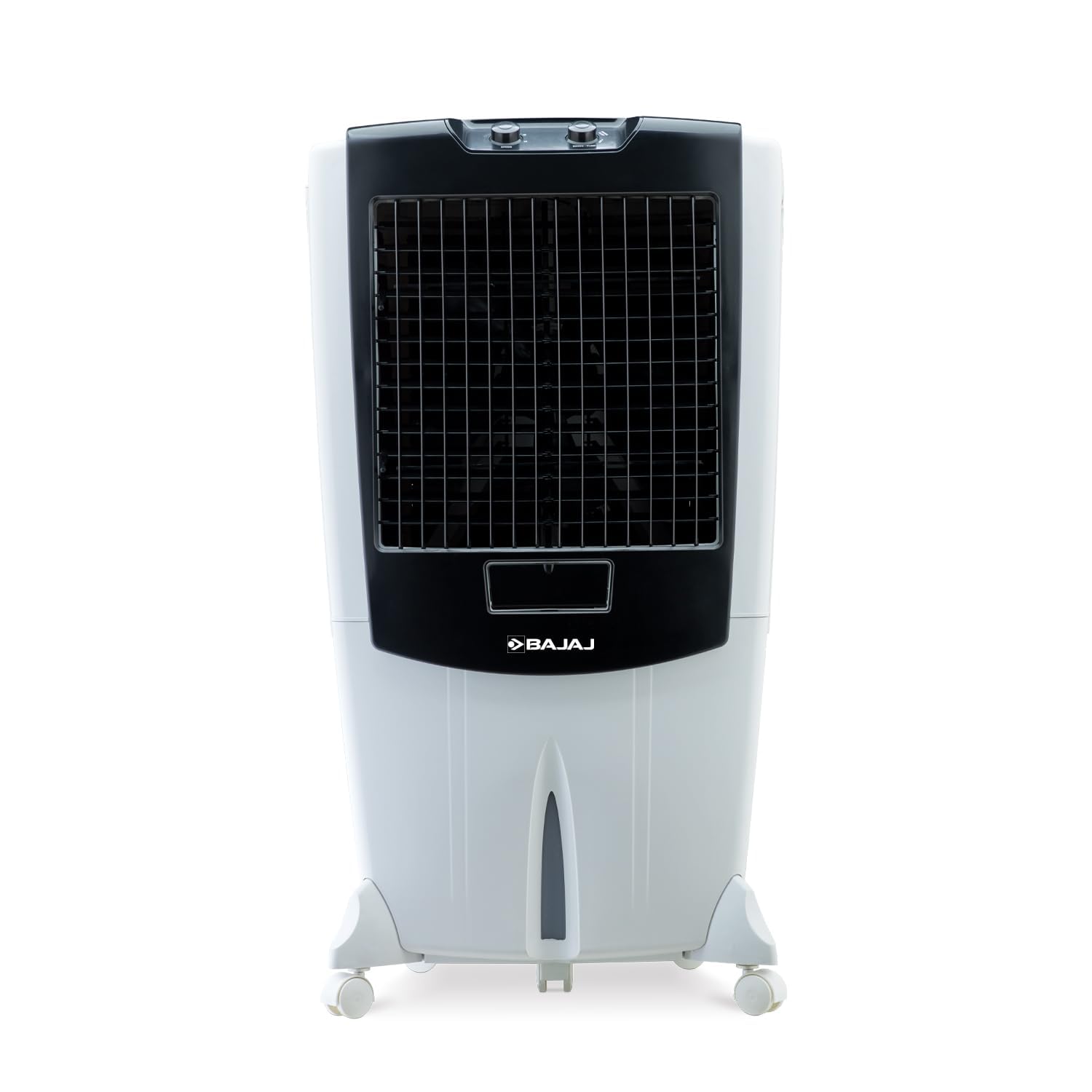 Bajaj Shield Series Mighty 95 Litre Desert Air Cooler For Home With Dura Marine Pro Pump| Dura Tuff Pro Motor| 3-Yr Warranty | Hexacool & Turbofan Technology | Ice Chamber | 3-Speed Control 【White】