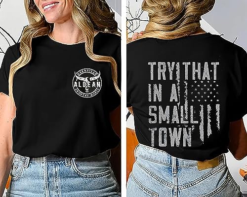 Funny Letter Print Country Music Shirt for Women Concert Shirts Vintage Country Western Casual T-Shirt Tops2