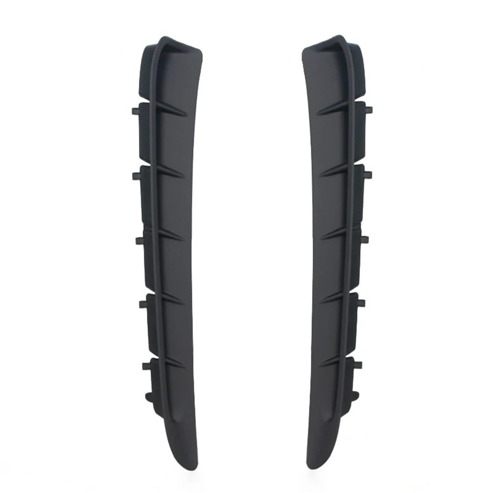 Skrzydło naklejka wykończeniowa Błotnik drzwi przednich boczny wylot nawiewu osłona grilla listwa wykończeniowa srebrna pasuje do Panamera 2010-2016(Matte black one pair)