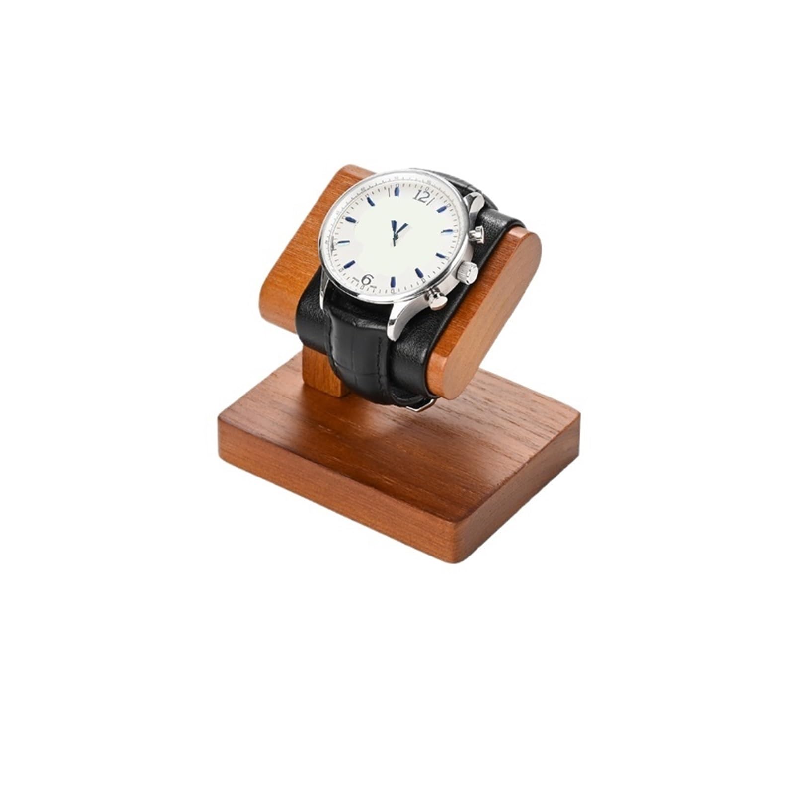 XPJYUA Watch Stand Watch Bracelet Bangle Display Holder Stand Retro Solid Wooden Rack Showcase Jewelry(SM21403)