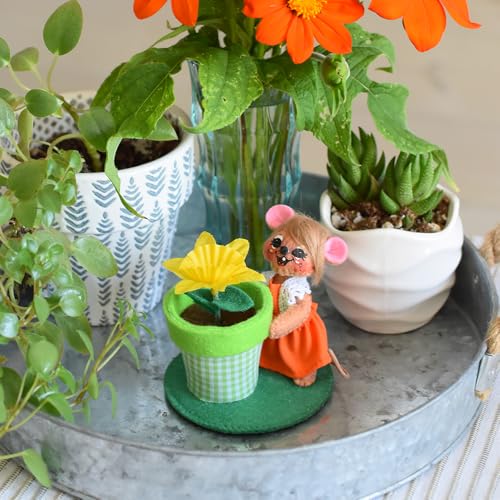 Daffodil Blossom Mouse, 3in de Annalee Dolls miniatura 2