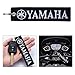 JIYUE 1pack Embroidered Tag Keychain Key Ring for Yamaha Car Motorcycles Bike Biker Key Chain Bag Phone ChainAccessories Gifts