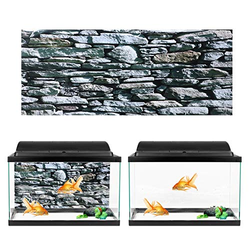 Onderwater Wereld Achtergrond Vissen Tank Achtergrond Decor Papier Vis Tank Poster Muur Decoraties Sticker voor Aquarium - Afbeelding 6