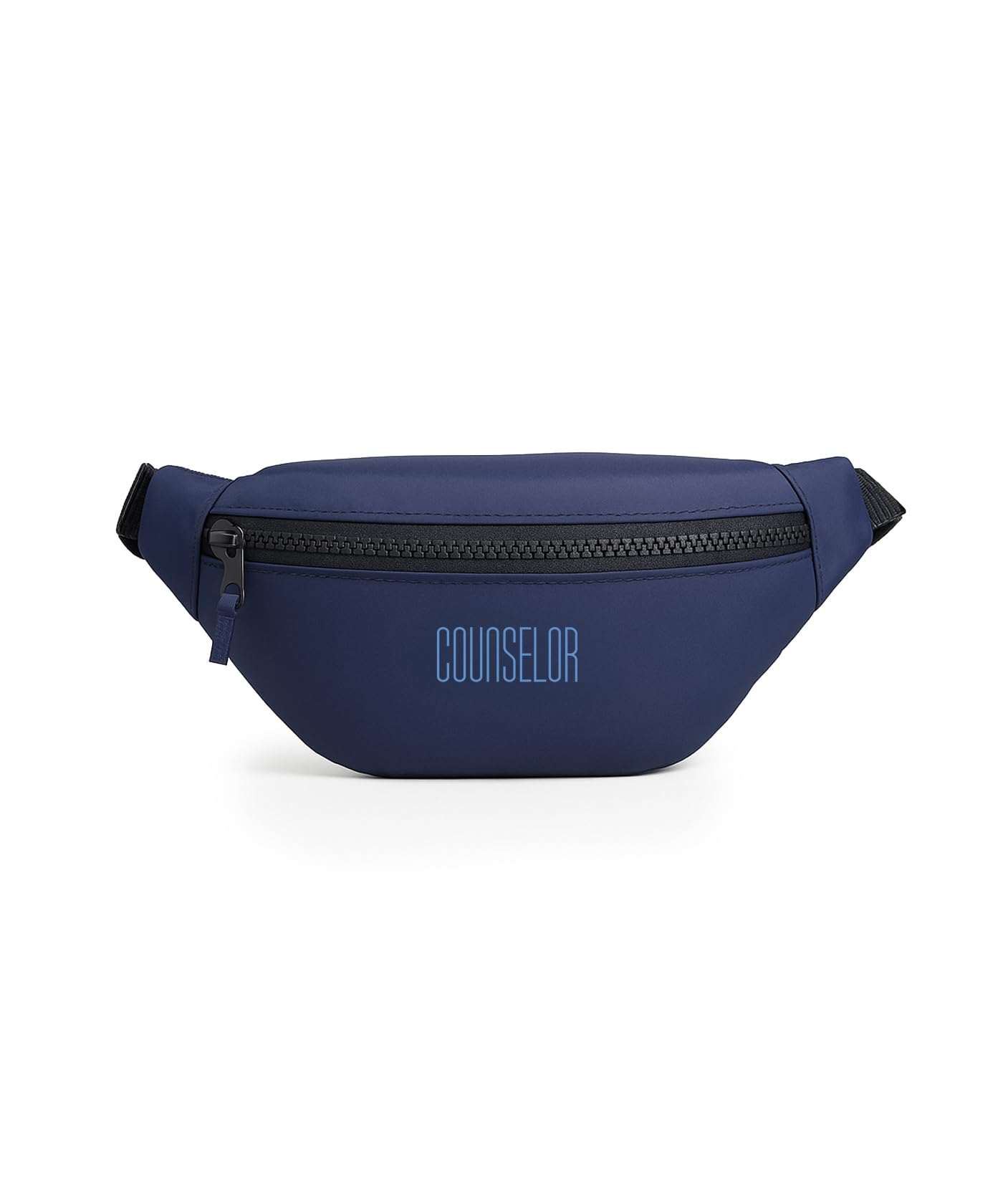 COUNSELOR Waist Pack Bag Fanny Pack for Men & Women with Adjustable Strap, Durable 300D Polyester, Zipper Pocket, Crossbody Belt Bag for Travel, Hiking, Camping, Outdoor Sports (Navy Blue)-image-18