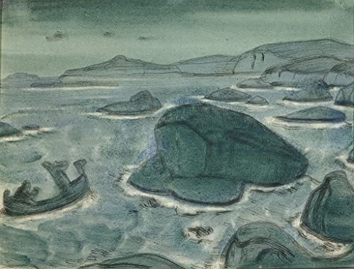 Peinture murale géante Roerich - Transformez votre salon avec cette toile abstraite