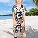 QUPFEOMY Cute Pandas Children's Beach Suit Suitable for Boys And Girls Teen Beach Two Piece Set 13-14T