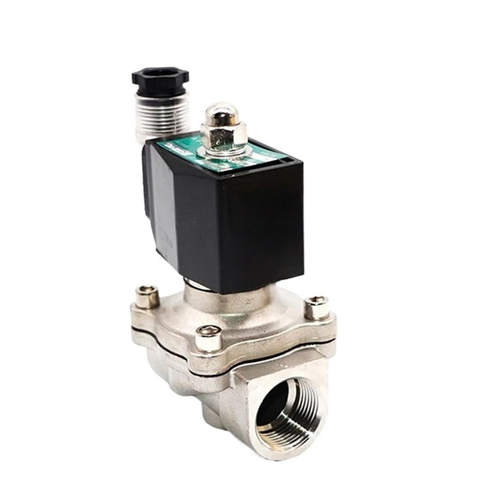 Électrovanne en acier inoxydable 1/2 12V haute précision basse pression