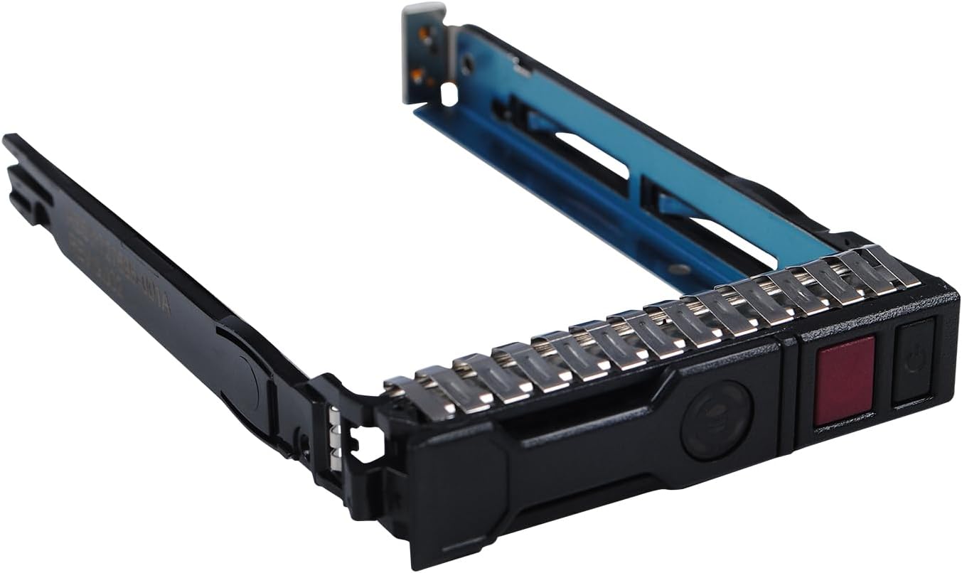 2-Pack Hard Drive Bracket 2.5" NVMe SSD Caddy 727695-001 Hard Drive Tray Caddy Compatible with HP Proliant DL325 DL360 DL380 DL385 DL560 DL580 ML350 Gen10 G10 Servers