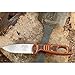 ESEE Xancudo S35V Fixed Blade Knife with Black Sheath, Outdoor Knife with 3D Contoured Handle, Made in USA (Orange/Black G-10 w/Hole)