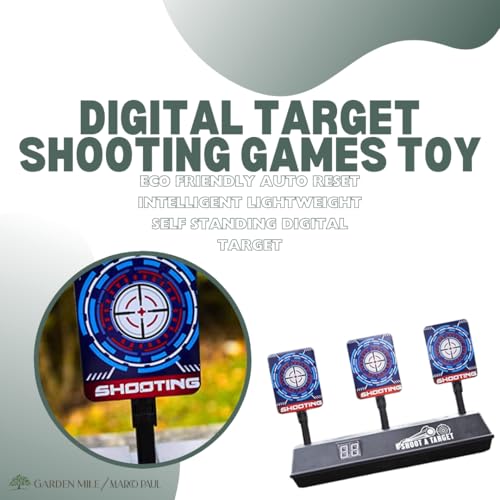Marco Paul Shooting Toys for Kids - Moving Target Games for Indoor & Outdoor Play, Nerf Targets & Toy Guns for Boys & Girls Gifts - Image 6
