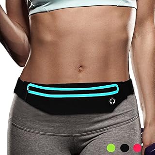 Filoto Running Belt, Running Waist Pack for Women&Men USA Patented Hands-Free Reflective Runner
