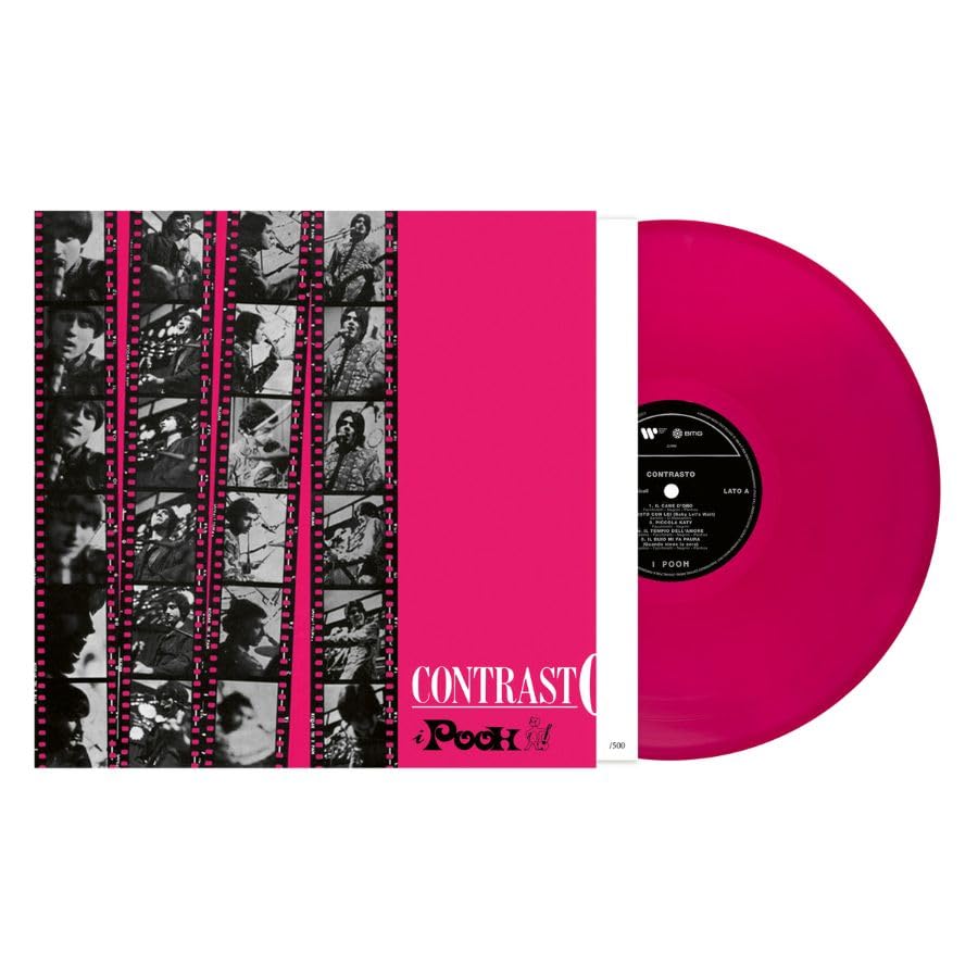 Contrasto Vinile Magenta Limitato Con Inserto Numerato