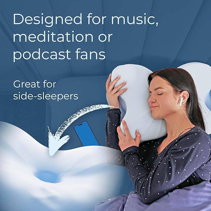 Amazon｜頚椎ネックピロー 睡眠用枕 輪郭形状記憶フォーム枕 背中用