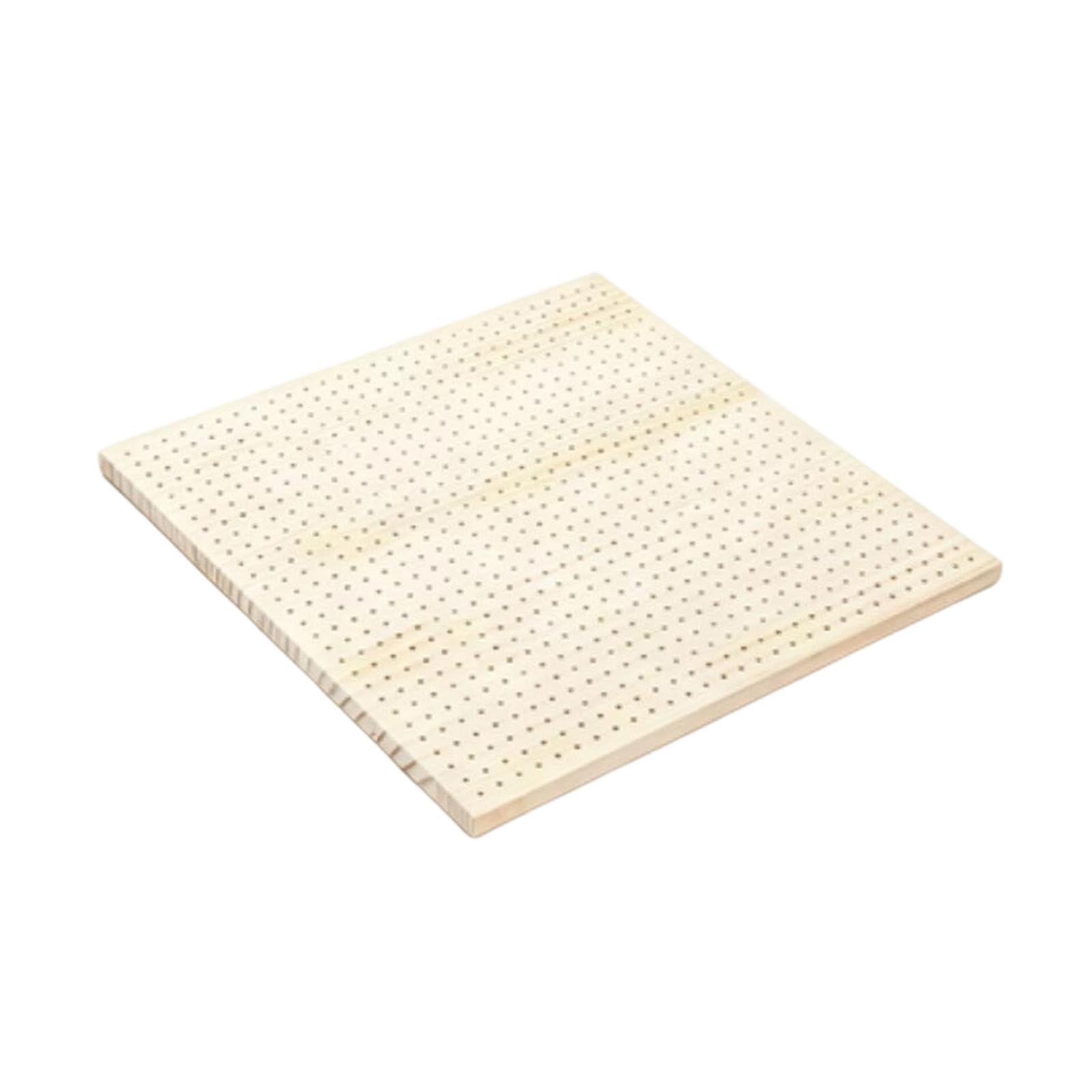 Tavola di bloccaggio in legno per uncinetto, ideale per realizzare piastrelle all'uncinetto, progetti leggeri e portatili, lavori a maglia e, 40cm X 40cm