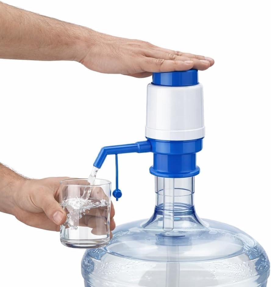 Dynamic's Water Pump Dispenser Manual for 20 Litre Water Bottles, Hand Press Drinking Water Dispenser with Tube, Portable Water Bottle Pump for Home, Office and Camping-image-34