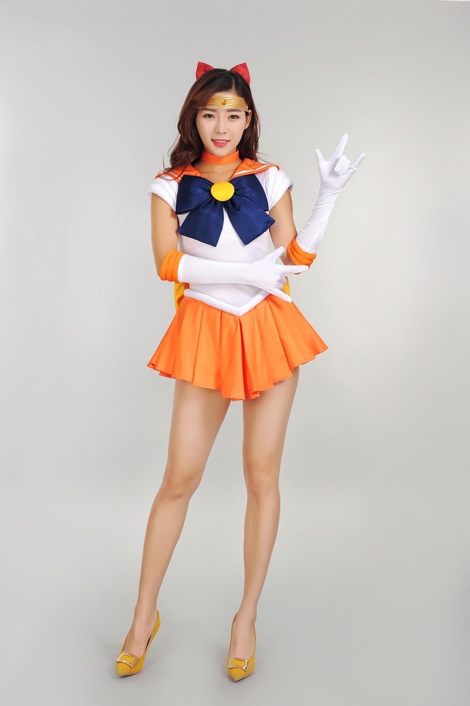 BANDAI - セーラーヴィーナス　バンダイオフィシャルコスチューム　コスプレ Amazon.co.jp: 美少女戦士セーラームーン 愛野美奈子（セーラー