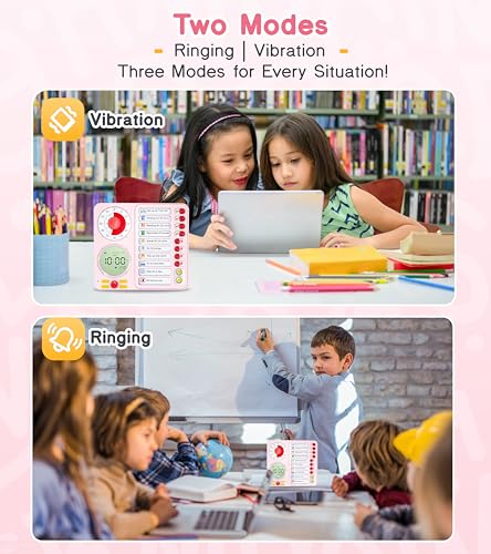 Image of 3-in-1 Visual Timer Task Timer with Chore Chart Board, ADHD Tool for Kids Adults Visual Schedule for Kids with Autism, Daily Checklist for Home, School, Classroom, Desk, Chore Chart