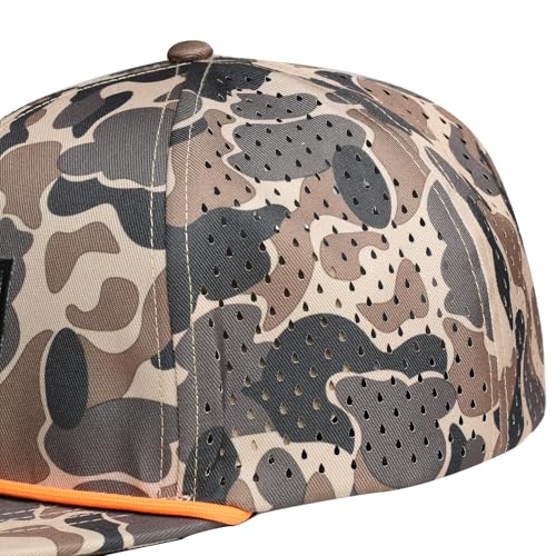 Image of EDTREK Outdoorsman Pro Trucker Breathable Mesh Performance Cap - Flat Brim Snapback Hat