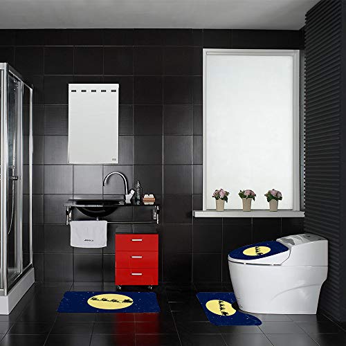 Tapis de bain absorption d'eau ZhiMi en velours corail durable de qualité - 4