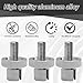Mandark 12PCS Car Clutch Brake Cable Adjuster Screw, 8 mm M8 Metric Vehicle Cable Adjuster Nut, Automotive Brake Cable Handle Adjuster Bolts Accessories, Universal for ATV Motorcycle (Silver)
