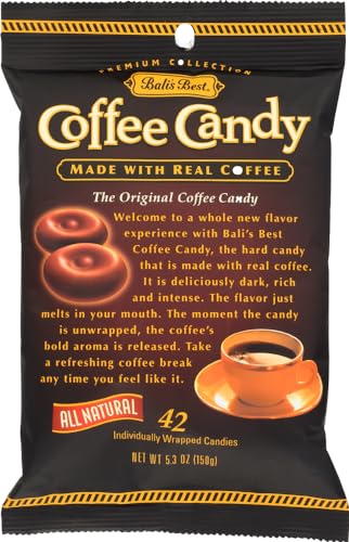Balis Best Coffee Candy 42 Individually Wrapped Candies 5.3 oz (2 Pack)