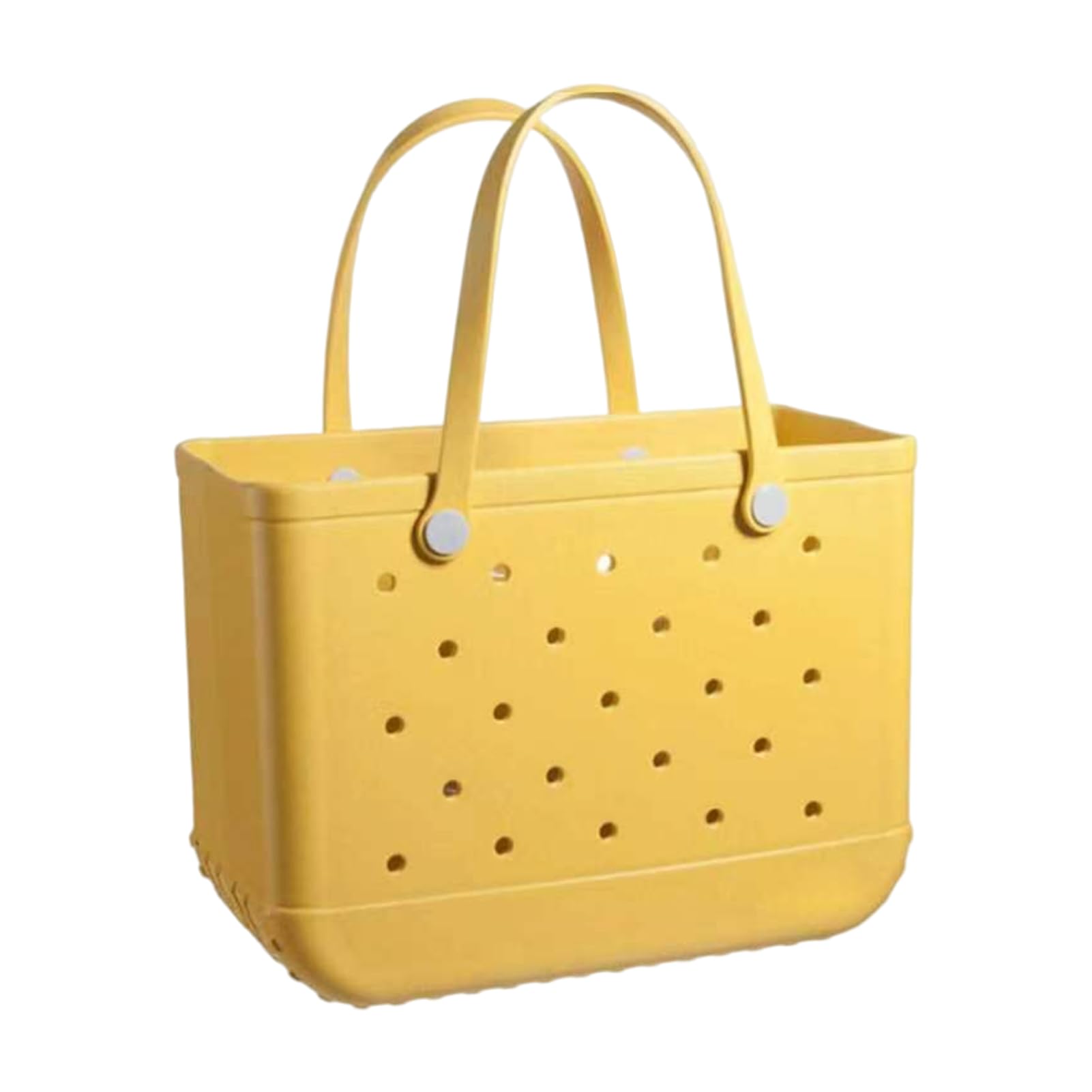 Generic Bolsa de playa de goma, bolsa de mano de goma, bolso portátil de viaje al aire libre, cesta de almacenamiento de playa, bolsa de playa impermeable para playa, piscina