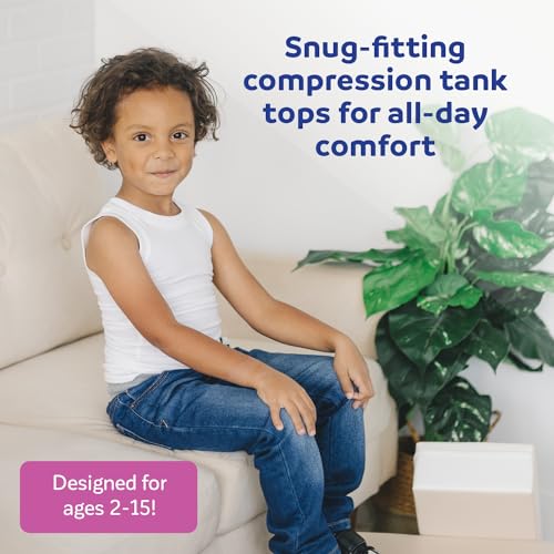 Fun & Function - Hug Tank Top - Sensory Compression Shirt, Undershirt Hugger for Kids - Compression Clothes for Sensory Needs - Image 3