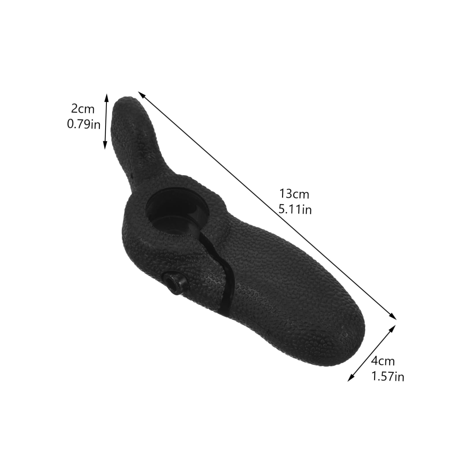 Toyvian Guidon de vélo de Montagne poignées de Couverture de Guidon de vélo Parties à vélo poignées de vélo Guidon pour VTT poignées de Guidon poignée de vélo Caoutchouc Noir