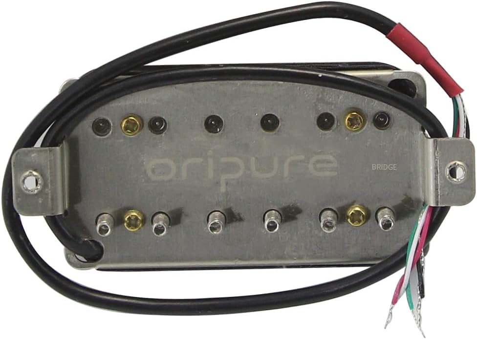 خلف view of the OriPure Alnico 5 Humbucker Bridge Pickup, showing wiring