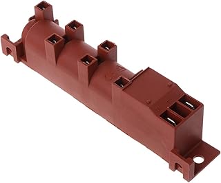 QR-BHRTY Ignitor Pulse 220-240V AC Pulse Ignitor Cooker with Six Terminal Connections Ignition Device Brown