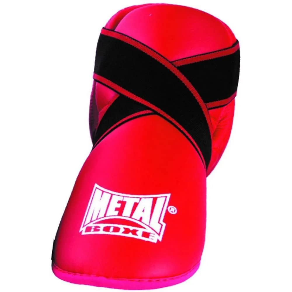 METAL BOXE Protège-Pieds Rouge Taille XXS